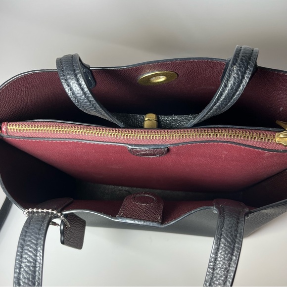 COACH Women’s Willow Black Shoulder Bag Tote - Picture 7 of 13